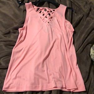 Pink tank top